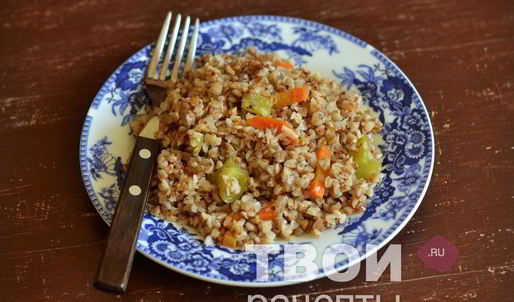 гречка с овощами