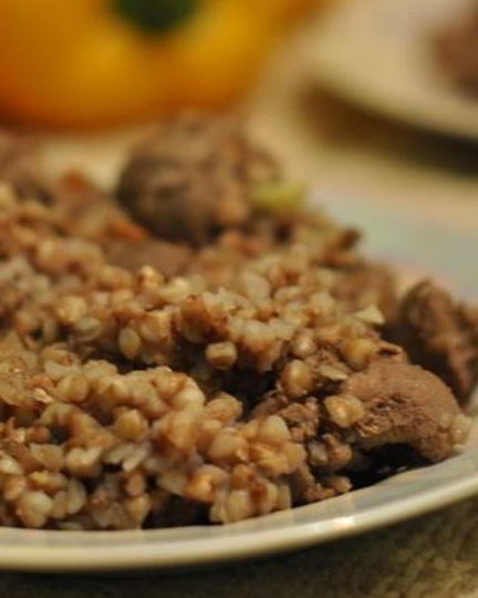 Рецепт гречки с печенью в мультиварке