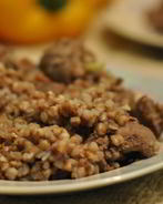 Гречка с печенью в мультиварке