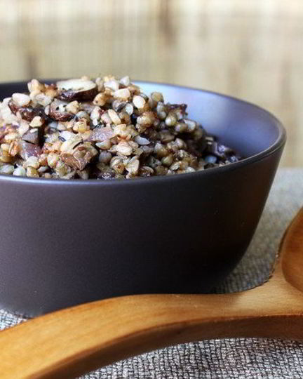 Рецепт гречки с шампиньонами