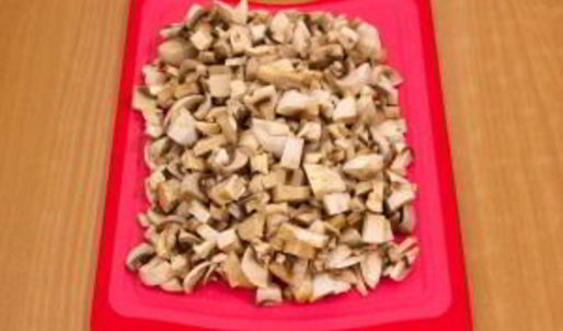 гречка с сосисками и грибами