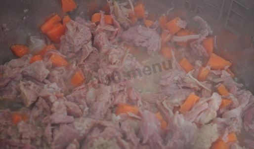 гречка с тушенкой ветчиной в мультиварке