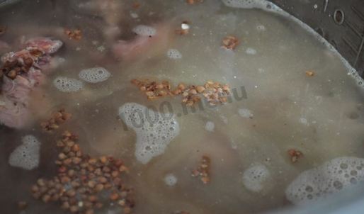 гречка с тушенкой ветчиной в мультиварке