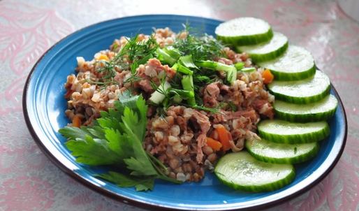 гречка с тушенкой ветчиной в мультиварке