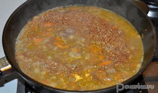 гречка с тушенкой