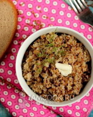Гречка со свиным фаршем