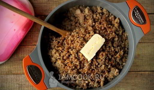 гречка со свиным фаршем