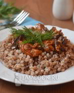 Гречка в томатно-горчичном соусе