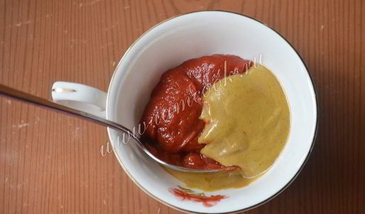 гречка в томатно-горчичном соусе