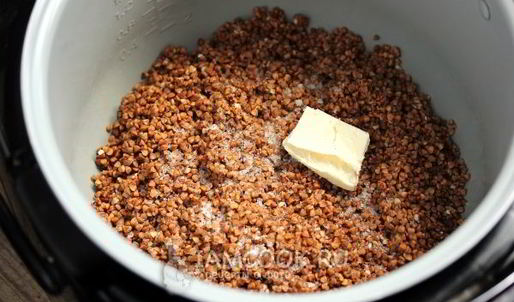 гречневая каша на молоке в мультиварке