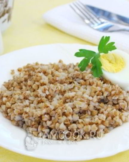 Рецепт гречневой каши на воде в мультиварке