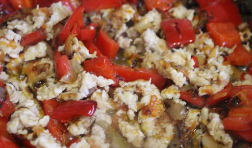 гречневая каша с болгарским перцем и фаршем