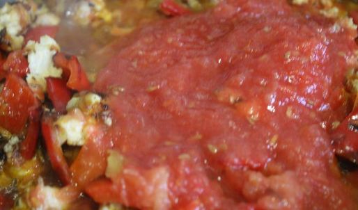 гречневая каша с болгарским перцем и фаршем