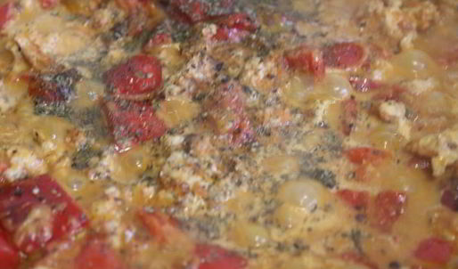 гречневая каша с болгарским перцем и фаршем