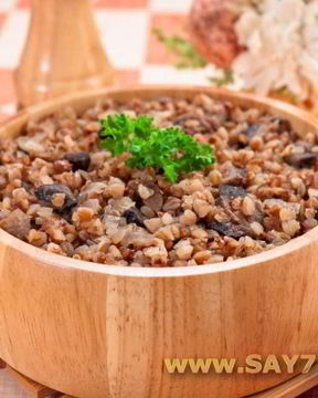 Гречневая каша с грибами