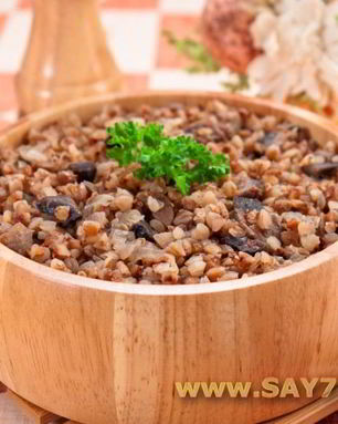 Гречневая каша с грибами