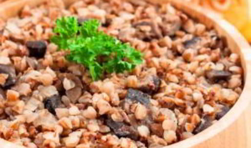 гречневая каша с грибами