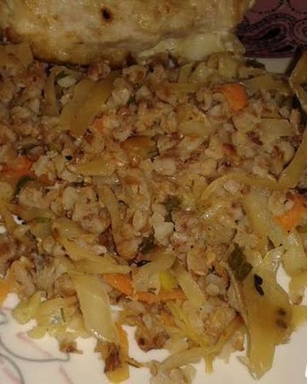 Рецепт гречневой каши с капустой