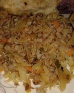 Гречневая каша с капустой