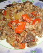 Гречневая каша с овощами