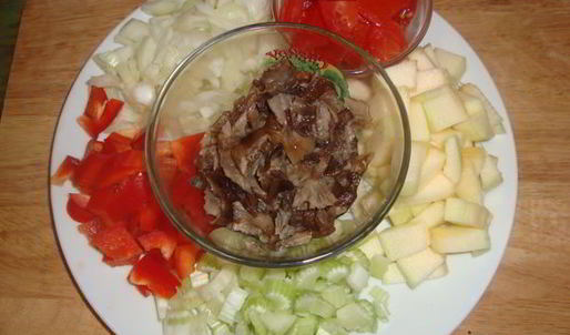 гречневая каша с овощами