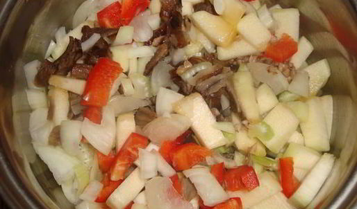 гречневая каша с овощами