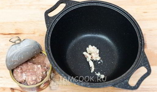 гречневая каша с тушенкой по-армейски