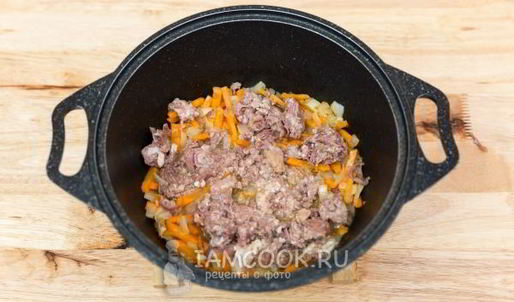 гречневая каша с тушенкой по-армейски