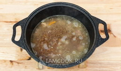 гречневая каша с тушенкой по-армейски