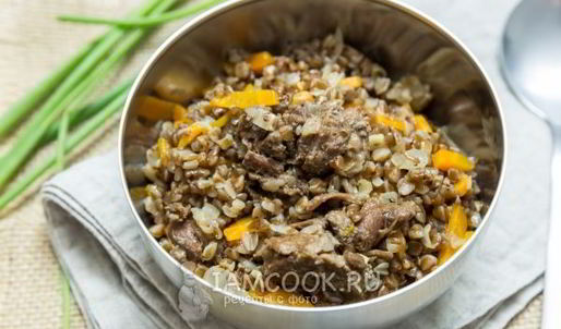 гречневая каша с тушенкой по-армейски