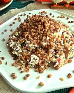 Гречневая каша с творогом