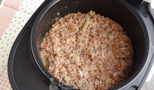 гречневая каша со сливочным сыром в мультиварке