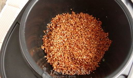 гречневая каша со сливочным сыром в мультиварке