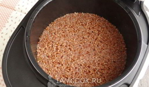 гречневая каша со сливочным сыром в мультиварке