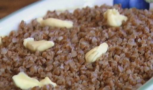 гречневая каша, запеченная с творогом