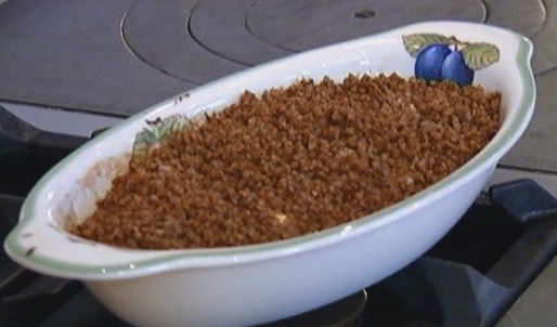 гречневая каша, запеченная с творогом