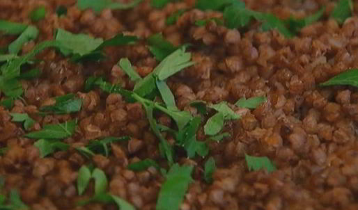 гречневая каша, запеченная с творогом