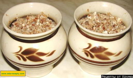 гречневый крупеник — каша из гречки в горшочке