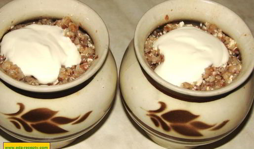 гречневый крупеник — каша из гречки в горшочке