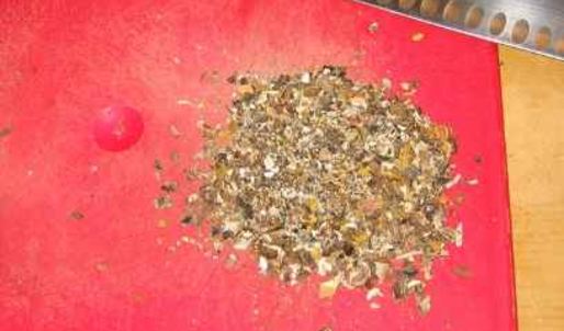 каша гречневая с белыми грибами