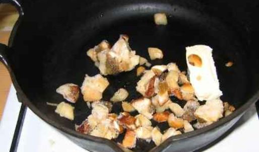 каша гречневая с белыми грибами