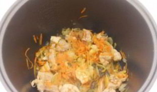 каша гречневая со свининой