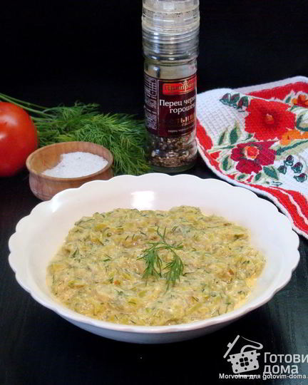 Рецепт кабачковой каши со сметаной по-венгерски февзелек