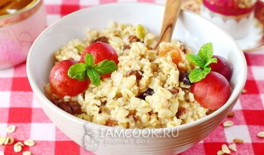каша геркулесовая на воде