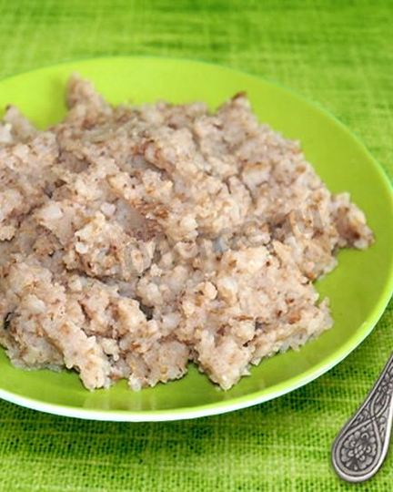 Рецепт каши из дробленой гречки с манкой