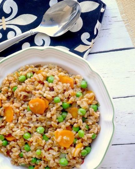 Рецепт каши из фарро с овощами