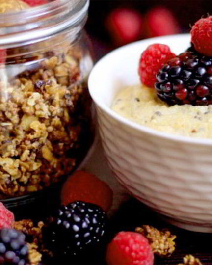 Рецепт каши из овсяных отрубей с семенами чиа