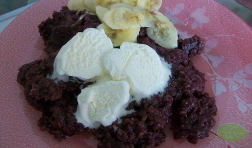 каша на виноградном соке