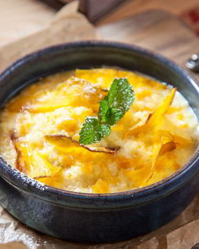 Каша пшенная с тыквой и курагой