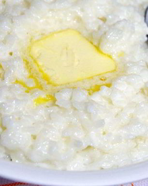 Каша рисовая молочная с маслом